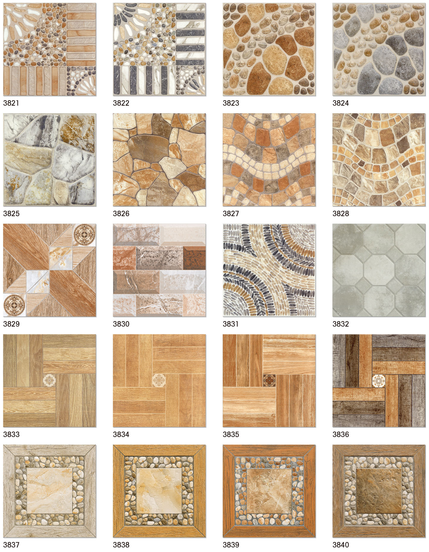 rustic floor tile 300x300mm / 400x400mm -2